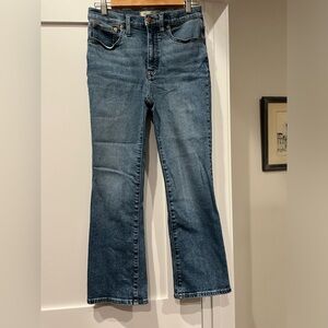Madewell cali denim boot cut jean